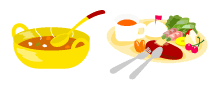 温かい食事
